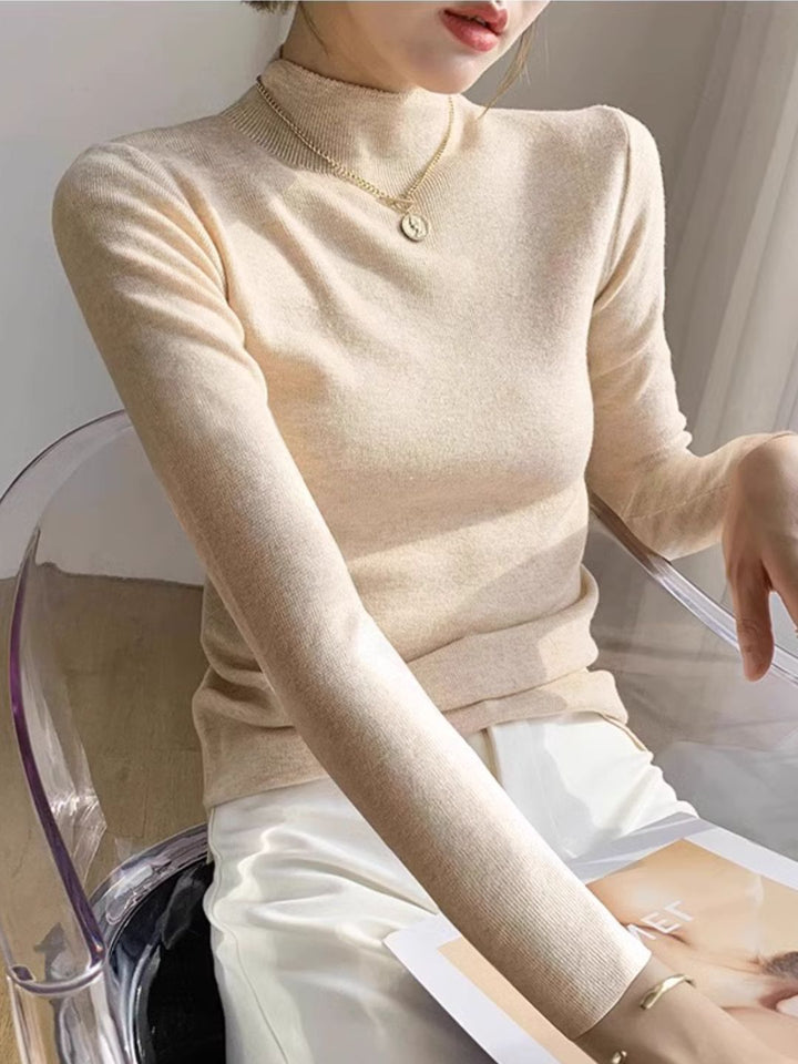 Classic Solid Color Sweater