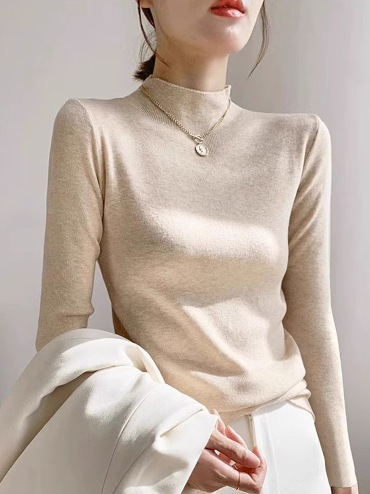 Classic Solid Color Sweater