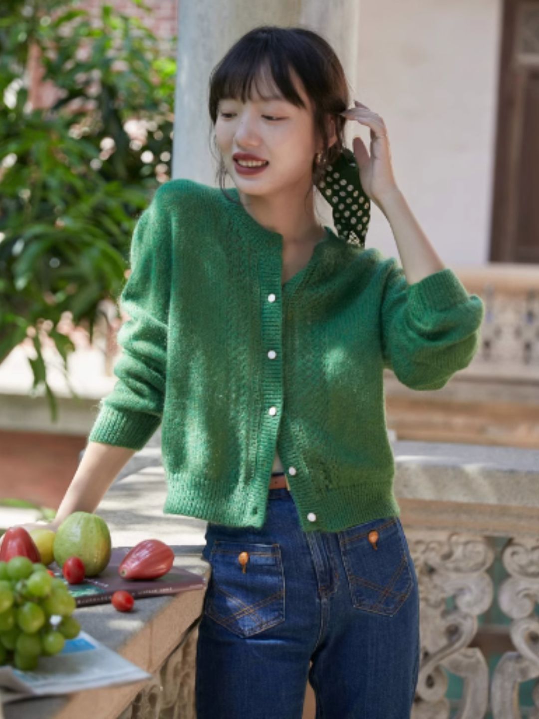 Vintage Hollow Knit Sweater