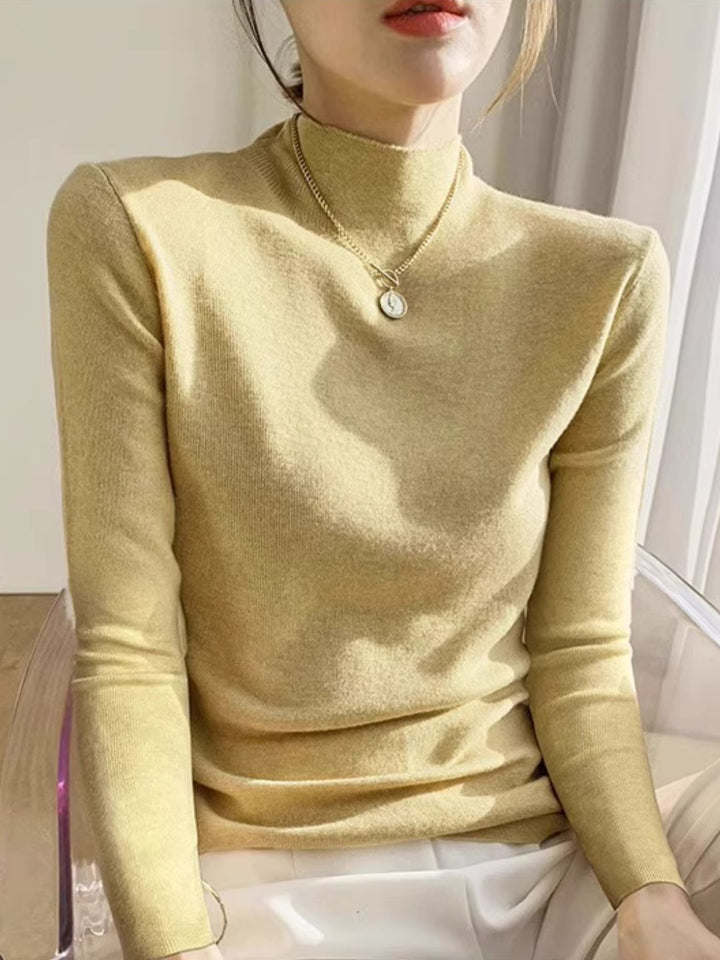 Classic Solid Color Sweater