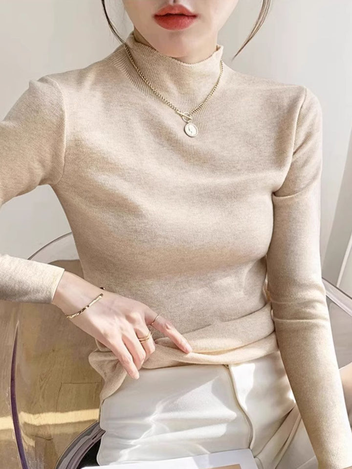 Classic Solid Color Sweater