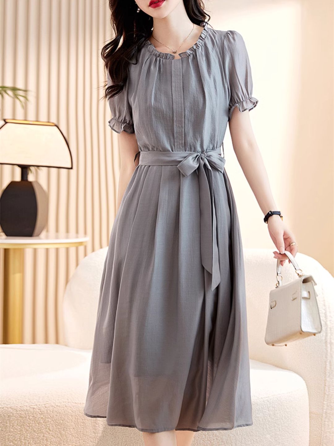 Elegant Slim Waist Dress