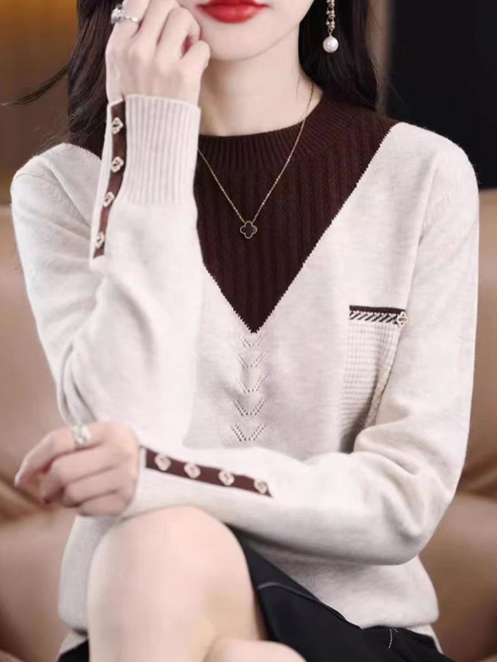 Round Neck Loose Fashion Sweater