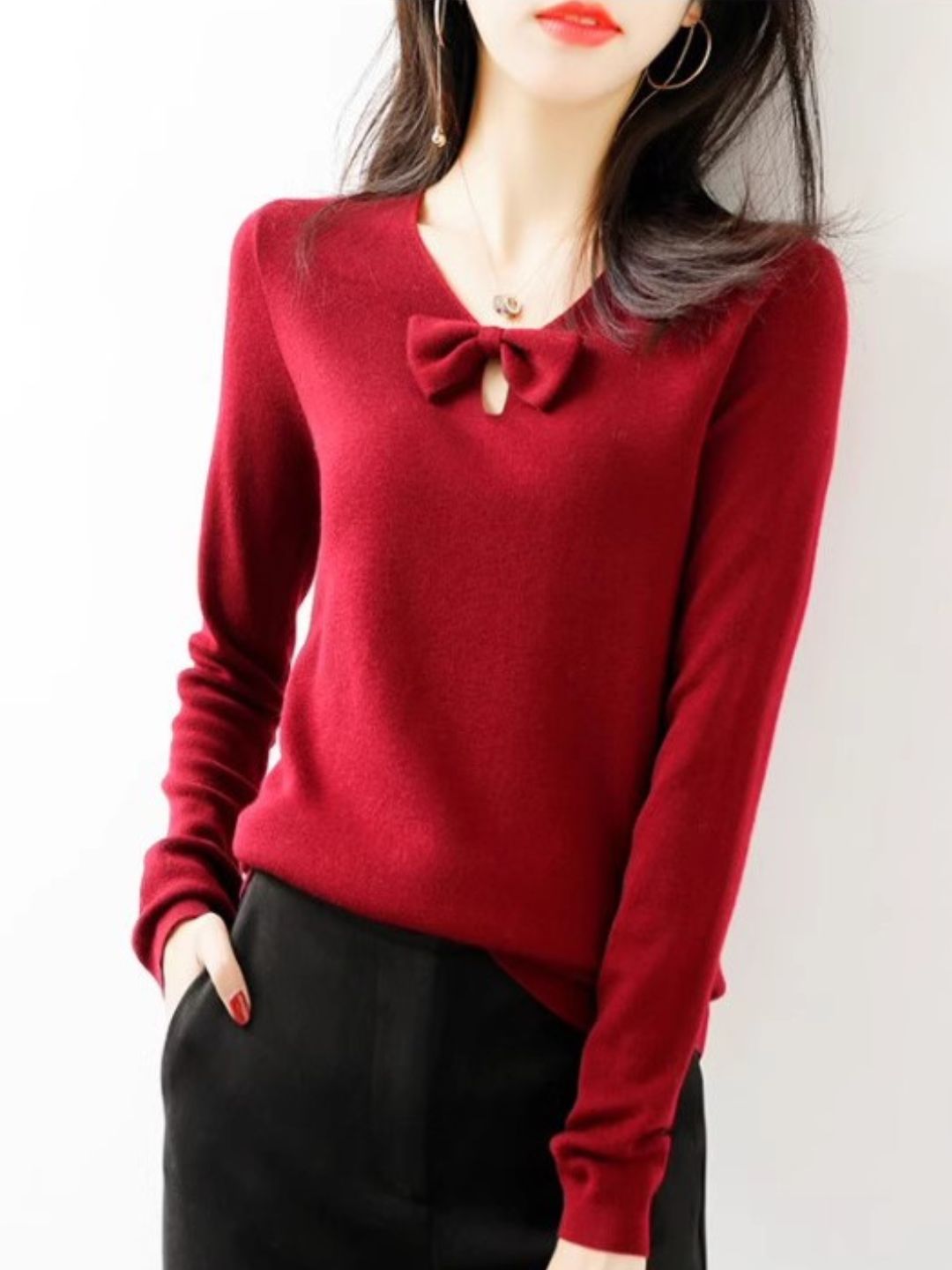 Bow Knit Sweater