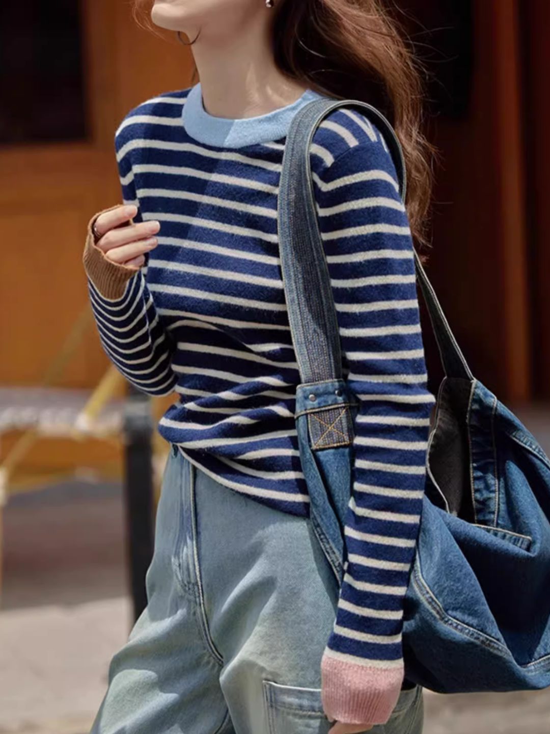 Classic Striped Knit Top