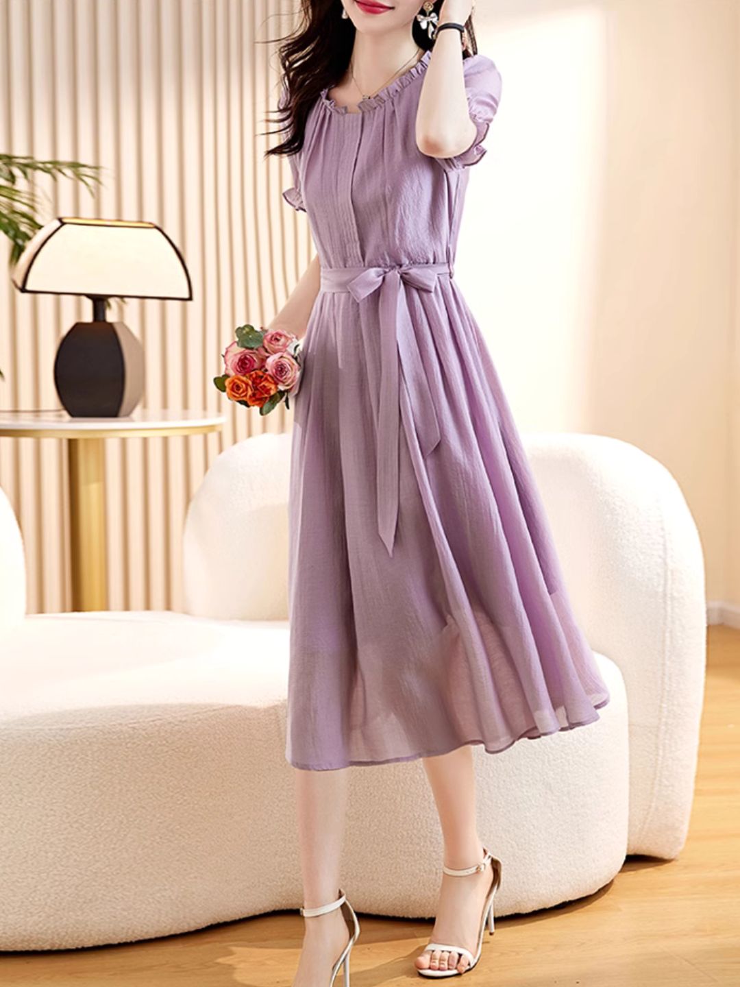 Elegant Slim Waist Dress