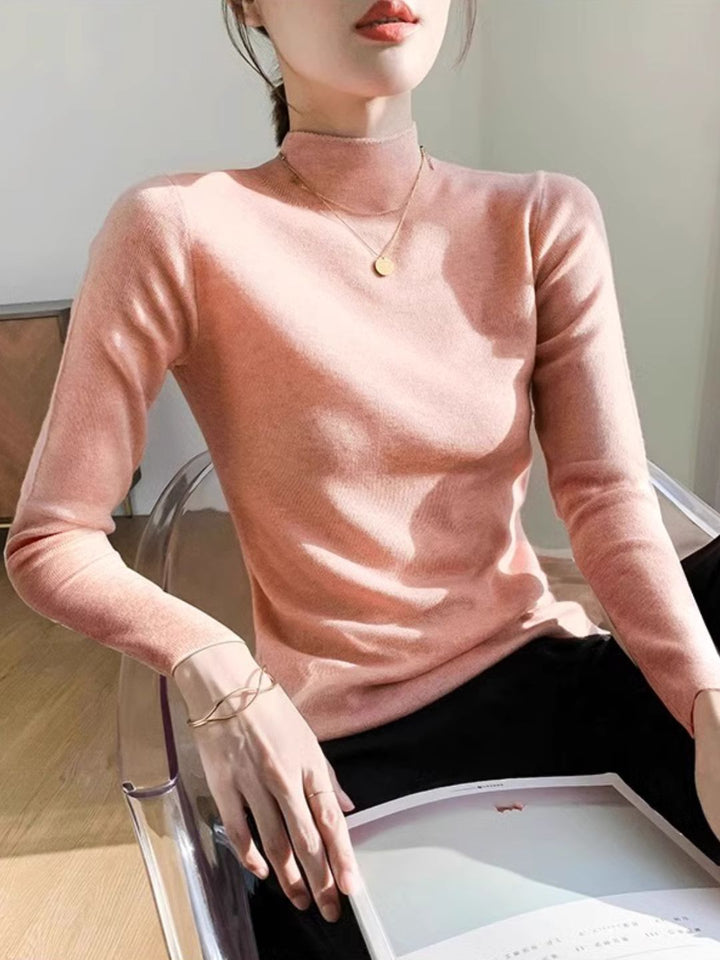 Classic Solid Color Sweater