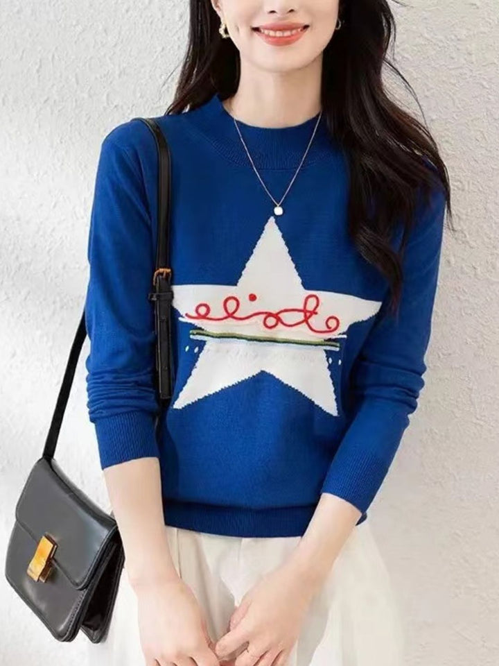 Blue Star Sweater