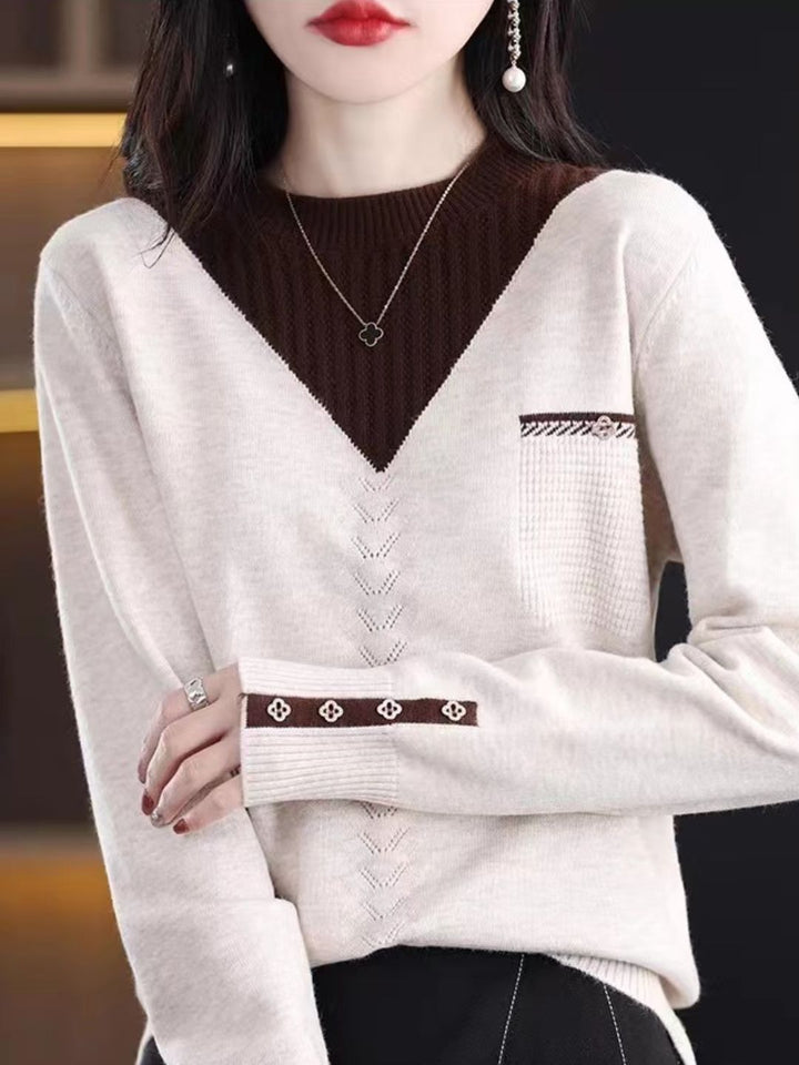 Round Neck Loose Fashion Sweater