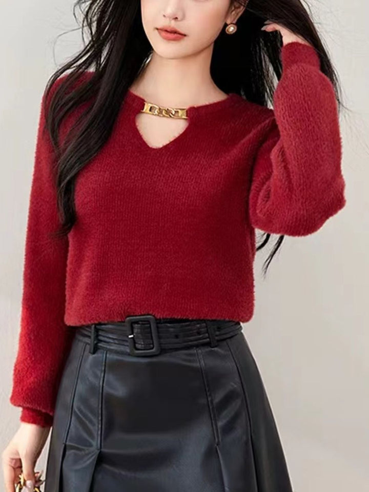 Round Neck Loose Fashion Sweater