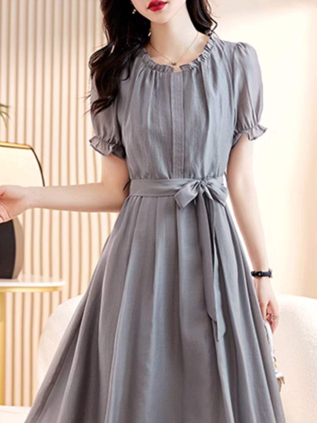 Elegant Slim Waist Dress