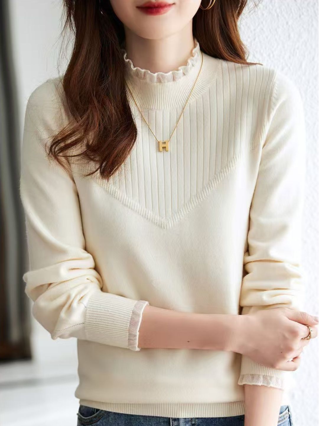 Turtleneck Knitted Sweater