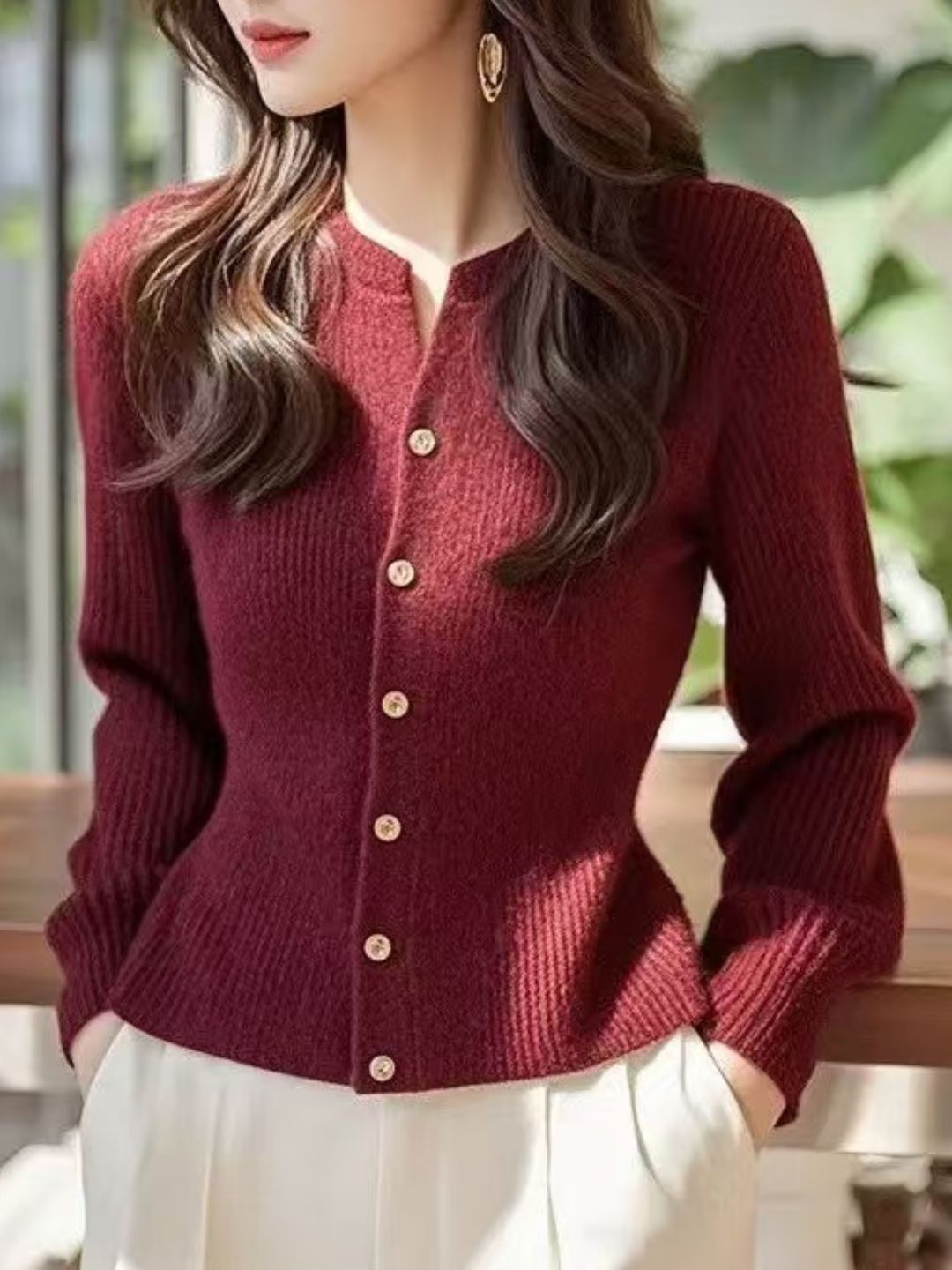 Ankola Red Waist Sweater