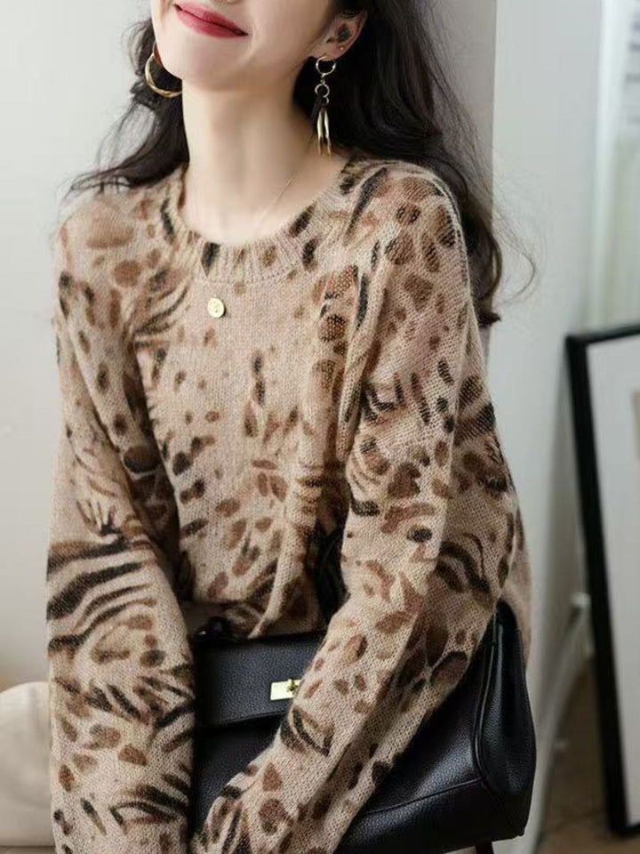 Leopard Print Sweater