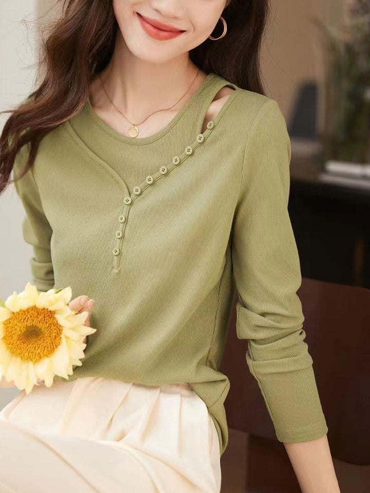 Classic Solid Color Knitted Sweater