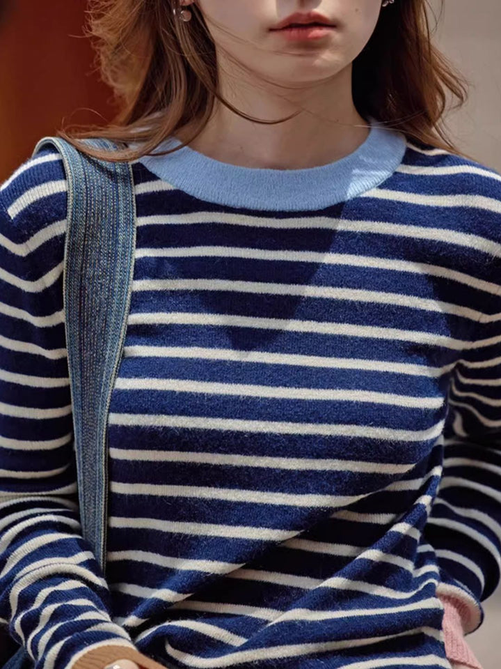 Classic Striped Knit Top