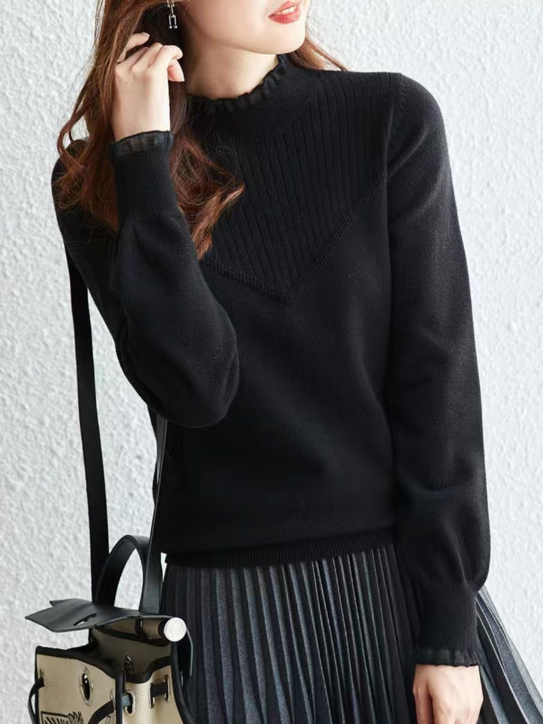 Turtleneck Knitted Sweater