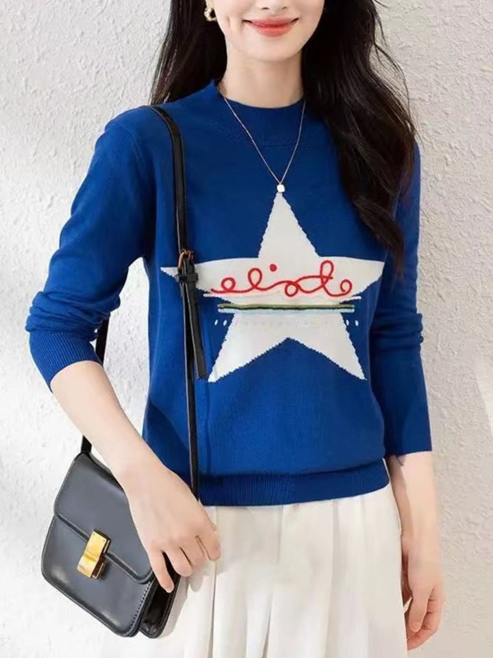 Blue Star Sweater