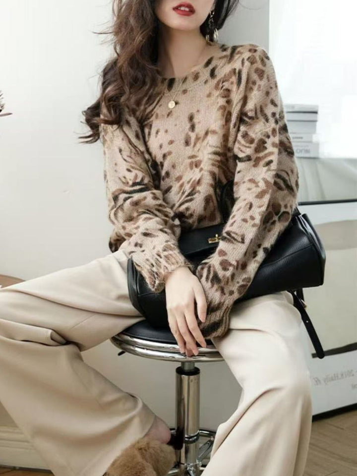 Leopard Print Sweater