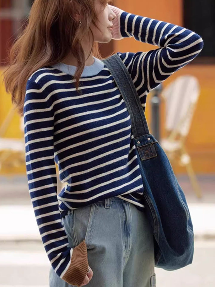 Classic Striped Knit Top