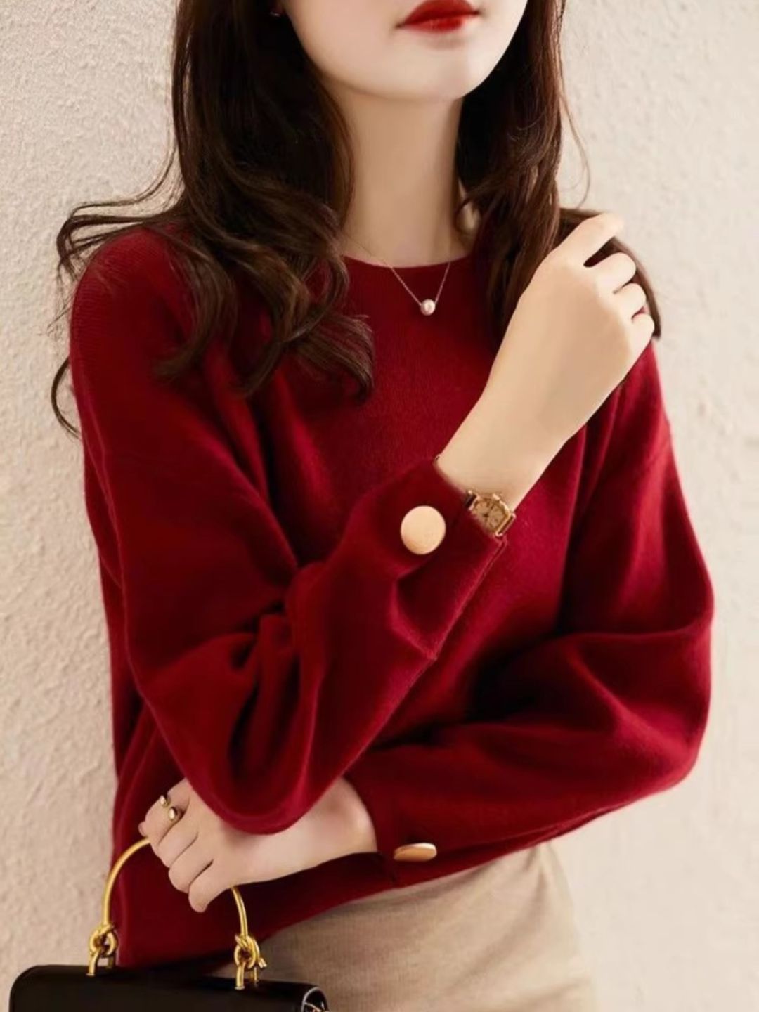 Classic Crew Neck Stylish Sweater