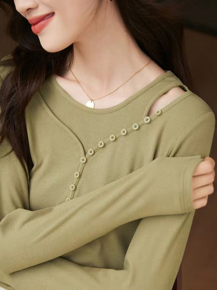 Classic Solid Color Knitted Sweater