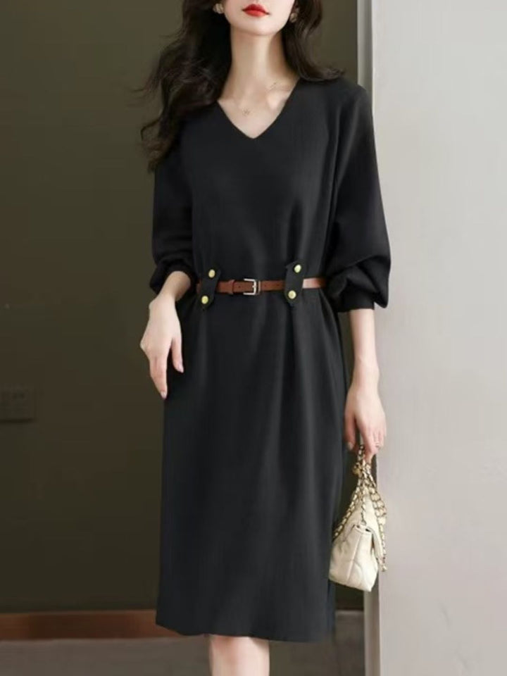 Knitted Mid-Length Dress