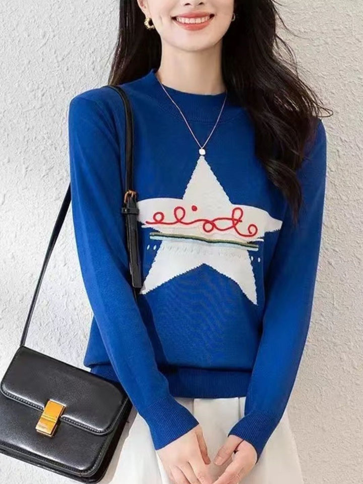 Blue Star Sweater