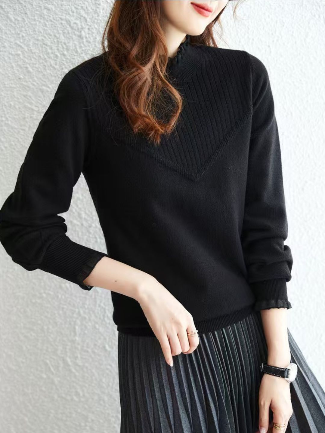 Turtleneck Knitted Sweater