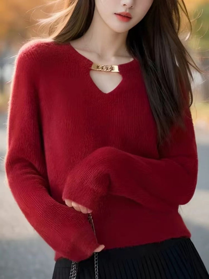 Round Neck Loose Fashion Sweater