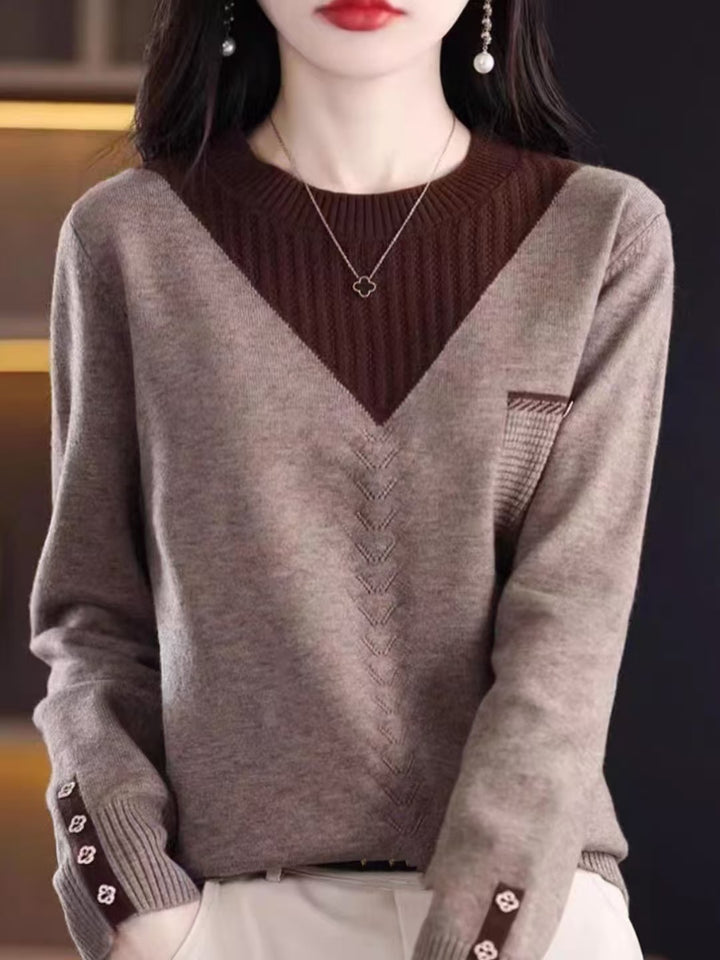 Round Neck Loose Fashion Sweater