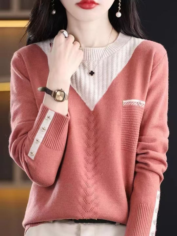 Round Neck Loose Fashion Sweater