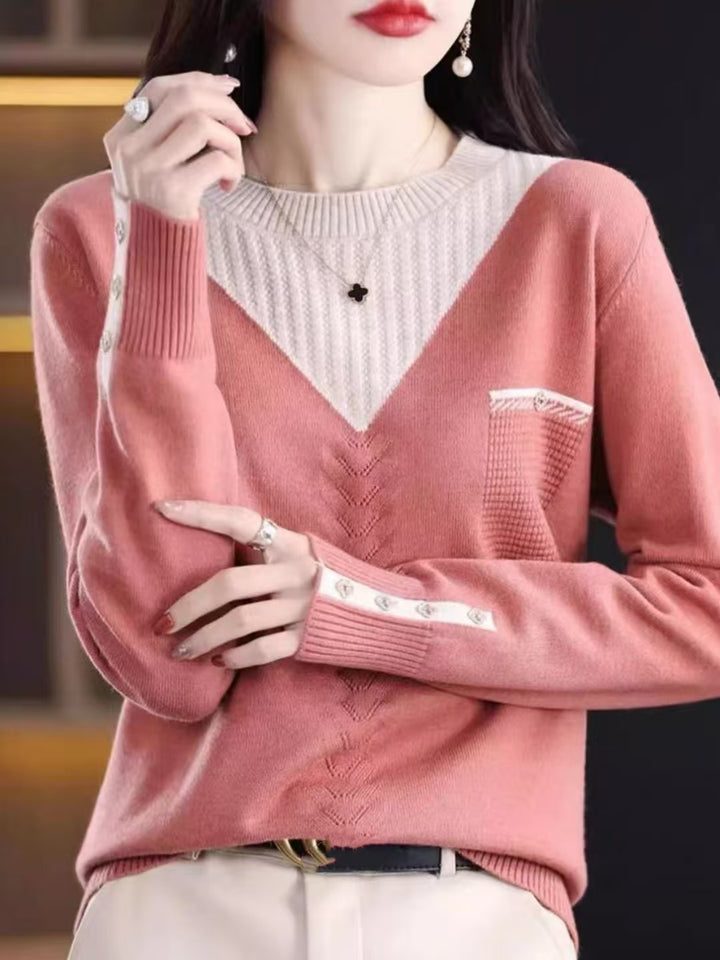 Round Neck Loose Fashion Sweater