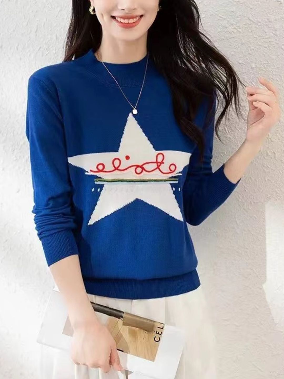 Blue Star Sweater