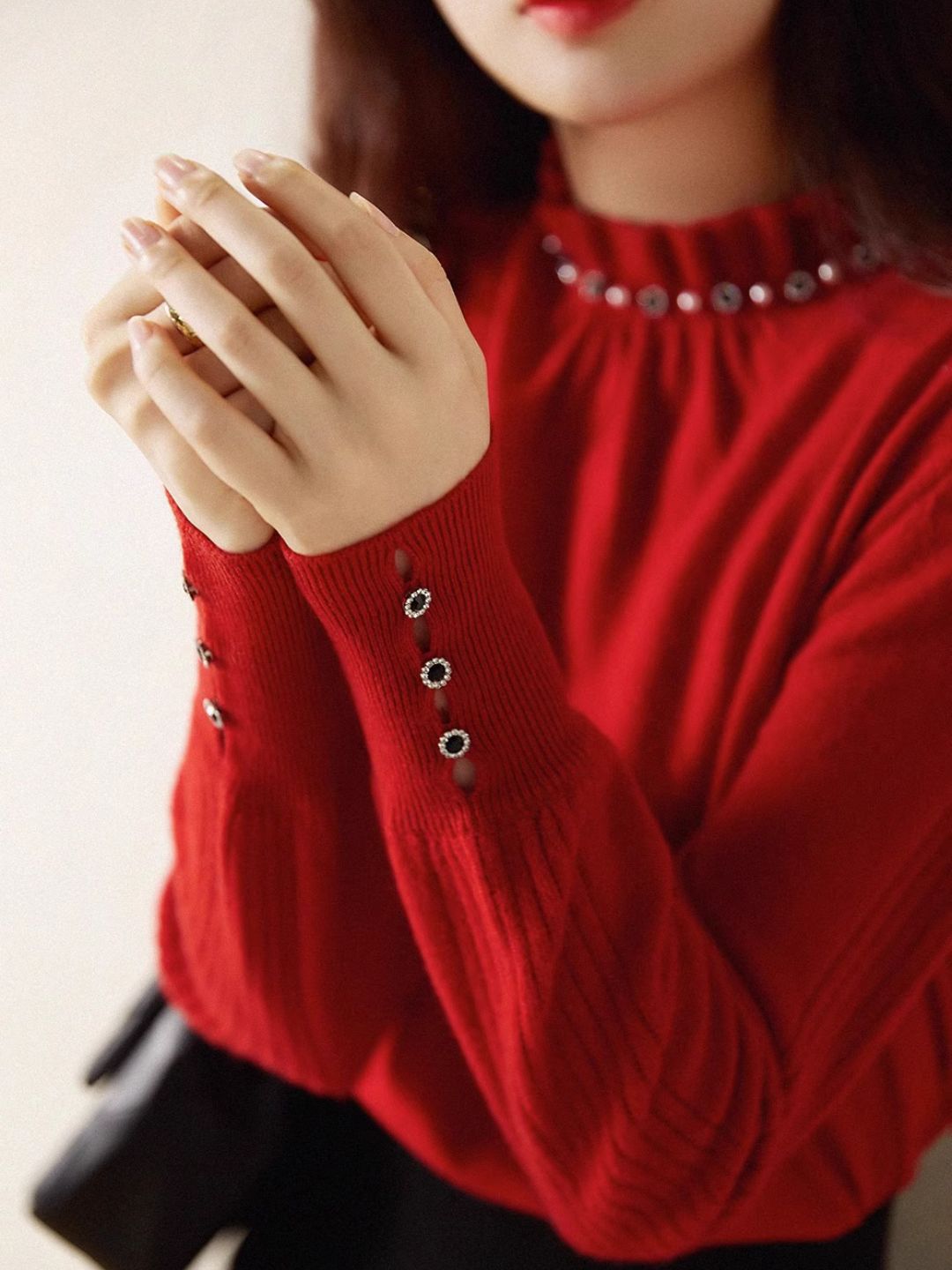 Classic Turtleneck Knitted Top