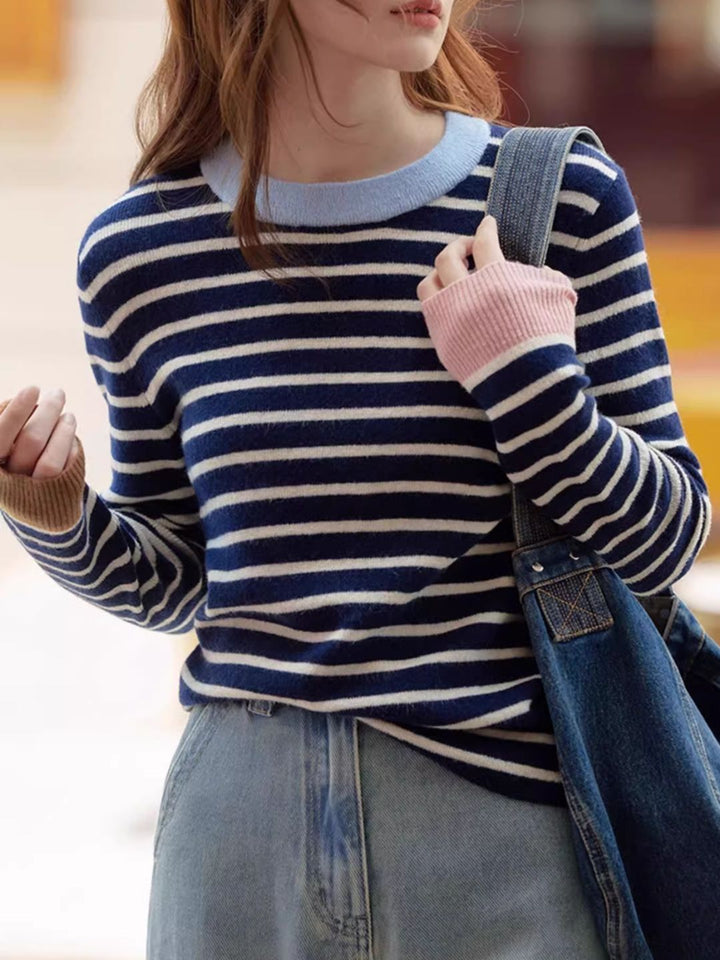 Classic Striped Knit Top