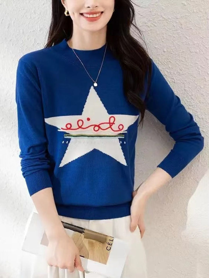 Blue Star Sweater