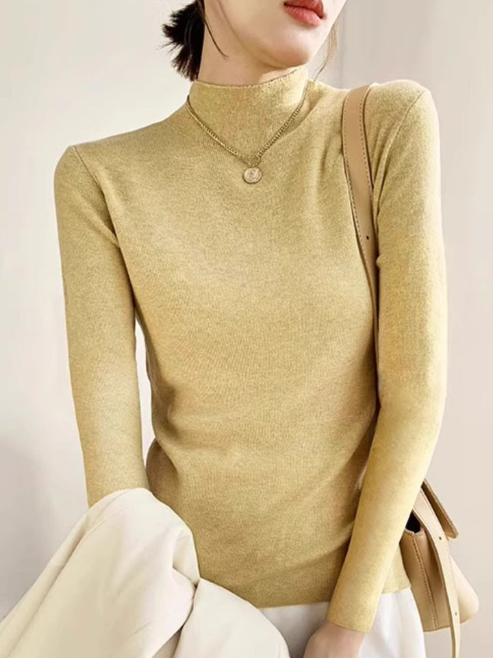 Classic Solid Color Sweater