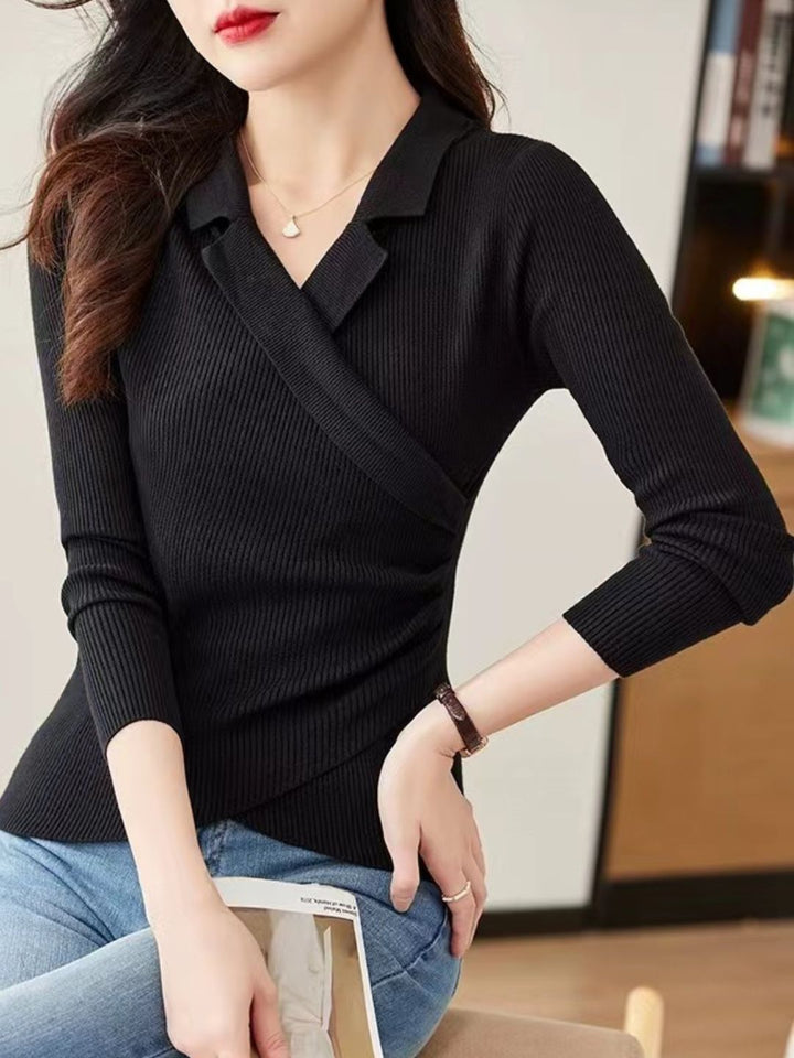 Cross-knit Sweater Pullover