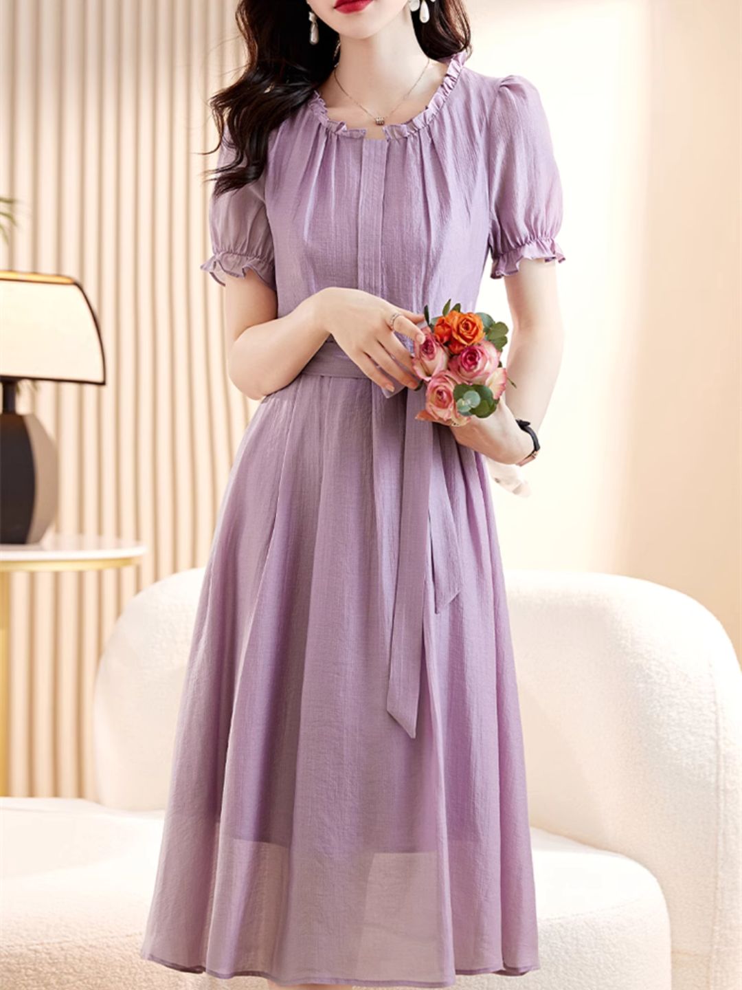 Elegant Slim Waist Dress