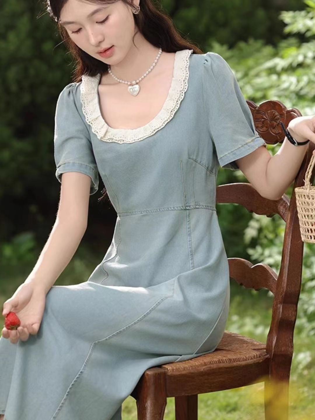 Vintage Denim Dress