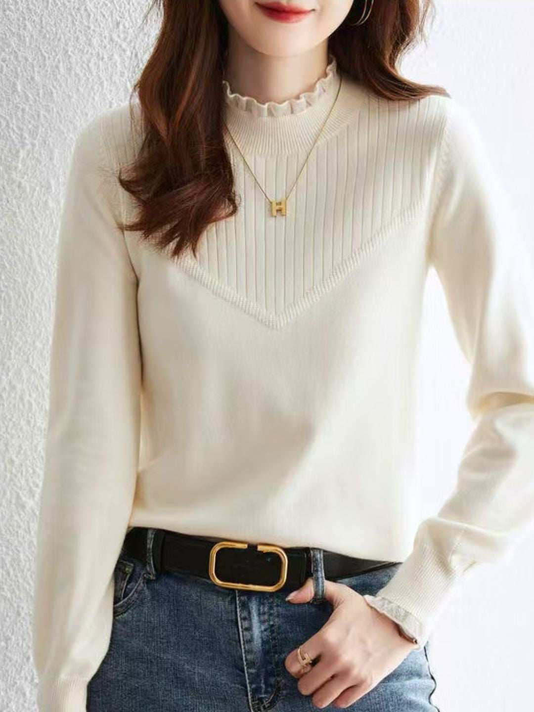 Turtleneck Knitted Sweater