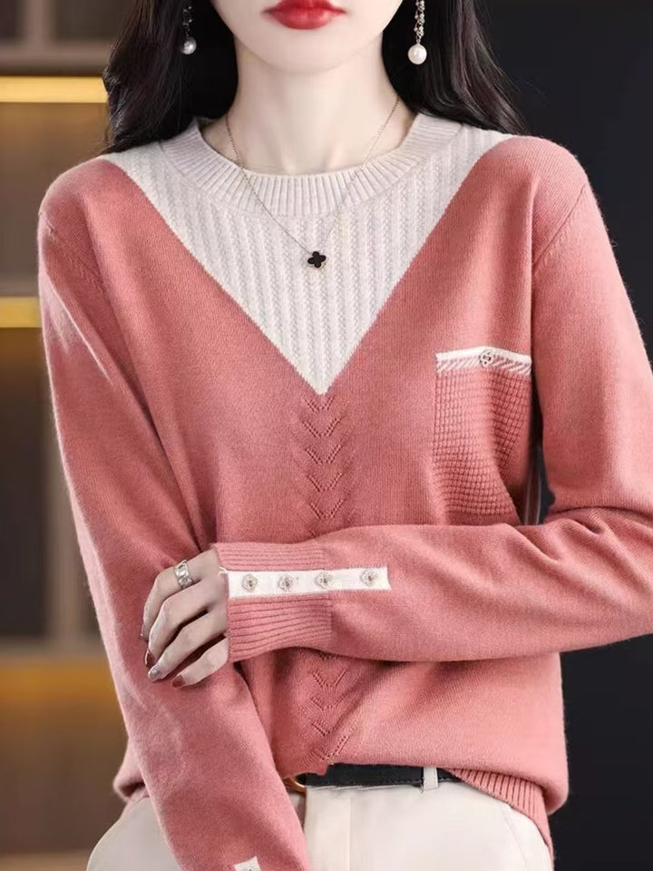 Round Neck Loose Fashion Sweater